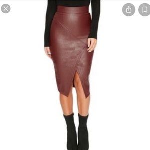 Gorgeous leather skirt by naked wardrobe!!